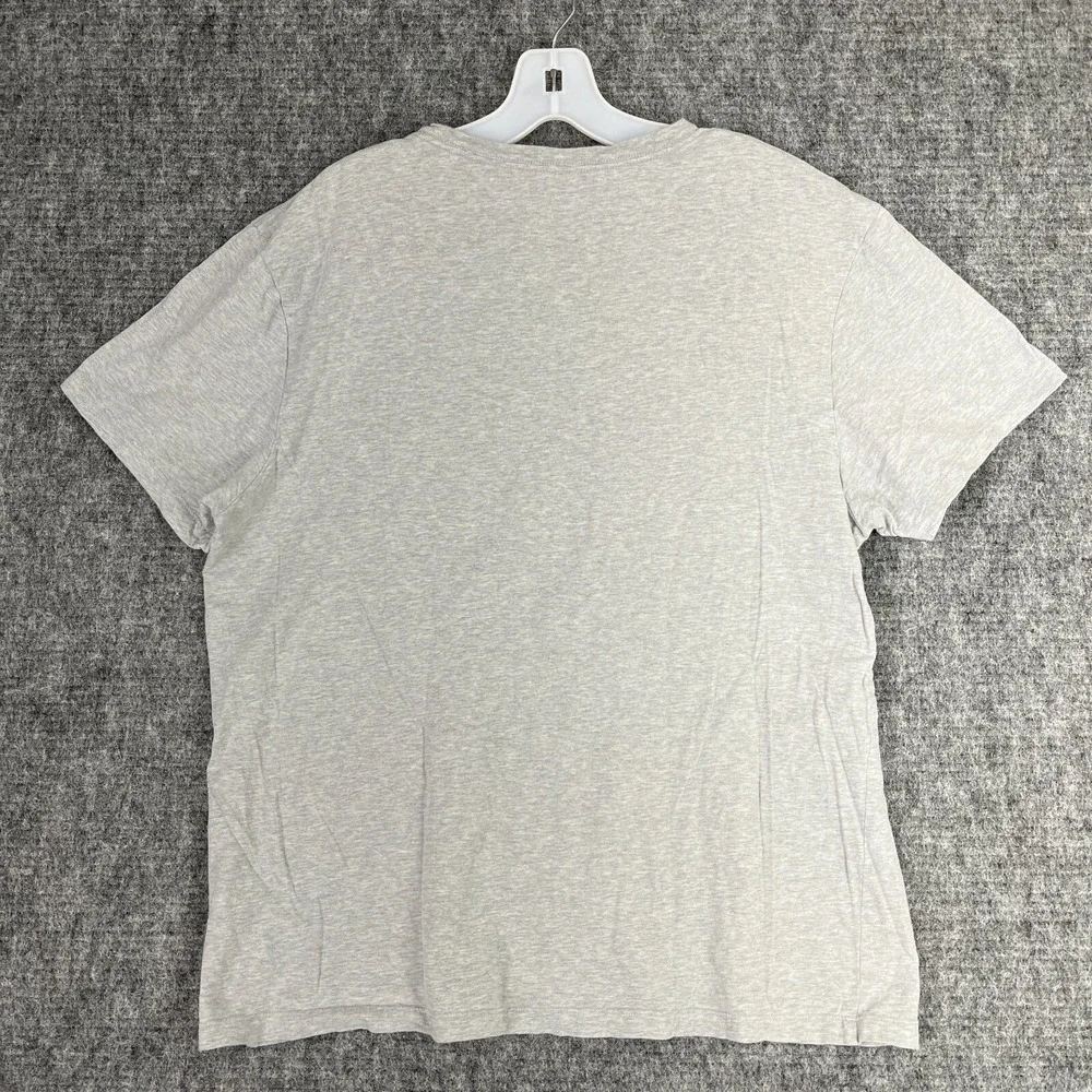 J.Crew Shirt Mens XL Gray Heather Slim Fit Washed Cotton Tee Preppy Everyday